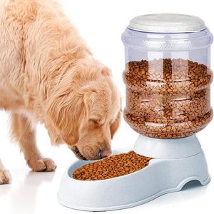 Automatic Dog Feeders, Dog Feeder Dispenser for Large Dogs, 3 Gallon Gravity Automatic Dog