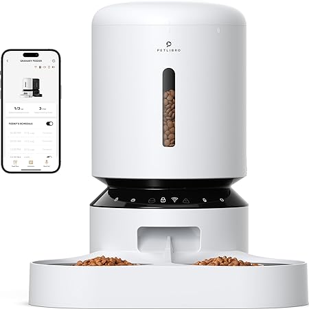 373 PETLIBRO Automatic Dog Feeder, WIFI Connected, Adjustable Meal Splitter, Fresh Food Storage, Multiple Pets Support